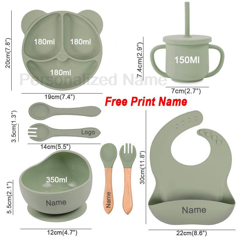 Feeding Set Silicone For Baby  - Baby Food Utensil 评论和价格
