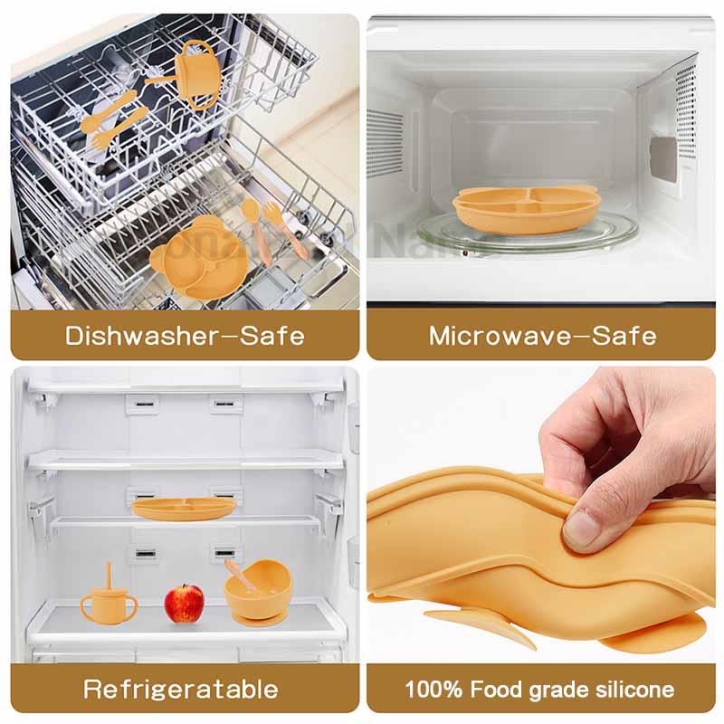 Feeding Set Silicone For Baby  - Baby Food Utensil 评论和价格